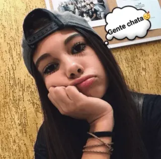 🤔 Gente chata 女の子, ステッカー, ポートレート, ティーン, 人々 whatsapp sticker