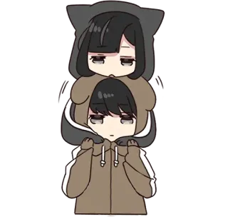Парочка by @pydttdy telegram stickers