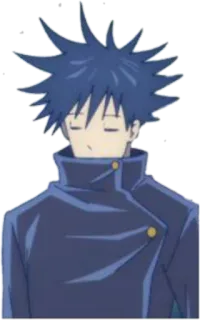 😴 Megumi Fushiguro Jujutsu Kaisen Аниме, Манга, Мегуми Фушигуро, Jujutsu Kaisen, Персонаж telegram sticker
