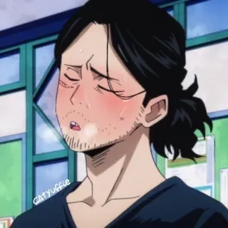 🥴 Shota Aizawa My Hero Academia anime, my hero academia, aizawa, shota aizawa telegram sticker