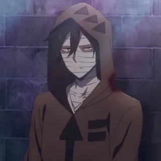 🖤 Zack Angels of Death Anime, Karakter, Manga, Zack, Angels of Death telegram sticker