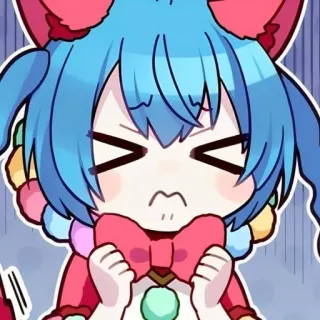 😫 cartoon, cute, anime, manga, sticker, character, illustration telegram sticker