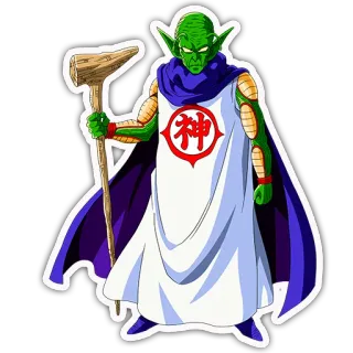 👴 Kami Dragon Ball 神 Dragon Ball, Anime, Karakter, Kami, Dewa whatsapp sticker