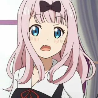 ❤️ Chika Fujiwara Kaguya-sama: Love Is War Anime, Chibi, Mignon, Fille, Kawaii telegram sticker