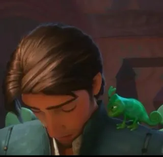 🖇 Flynn Rider Tangled Flynn Rider, Camaleón, Enredados, Disney telegram sticker