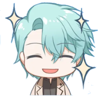 ✨ Anime, Chibi, Carino, Scintillio, Personaggio, Manga telegram sticker