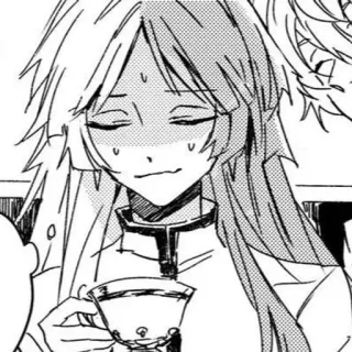 🥀 Anime, Mangá, Suor, Chá, Cansado(a) telegram sticker