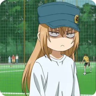 🙂 アニメ, 女の子, 怒り, 制服, 漫画, 女性, 屋外 telegram sticker