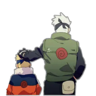 👬 Kakashi Naruto 애니메이션, 만화, 카카시, 나루토, 우정, 멘토, 캐릭터 telegram sticker