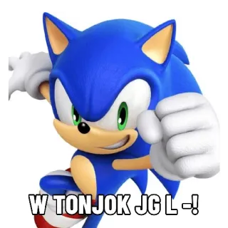 😤 Sonic W TONJOK JG L -! sonic the hedgehog, personaje de videojuego, personaje de dibujos animados, sonic, corriendo telegram sticker