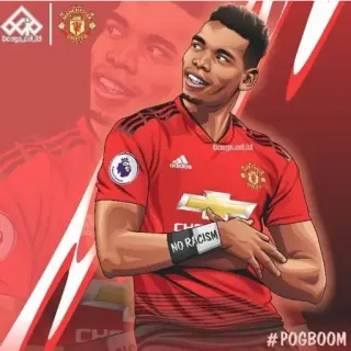 🤴 Paul Pogba NO RACISM
#POGBOOM Paul Pogba, Manchester United, Calcio, Calcio, Sport, Atleta, Antirazzismo telegram sticker