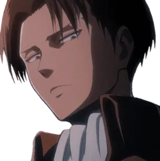 😒 Levi Ackerman Attack on Titan anime, character, levi, attack on titan, aot telegram sticker