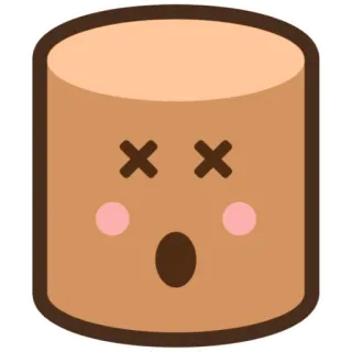 ⚪️ 마시멜로, 귀여운, 만화, 얼굴, 이모티콘 telegram sticker
