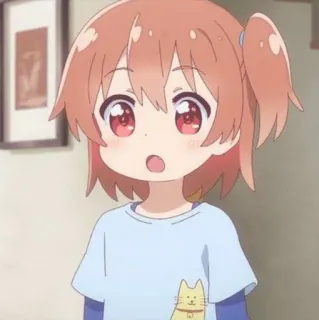 🎐 Anime, Chica, Dibujo animado, Lindo, Kawaii, Niña telegram sticker