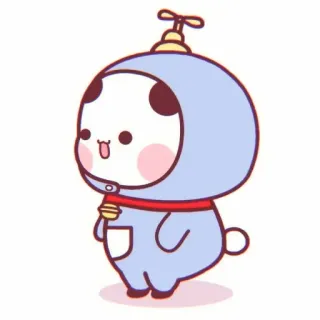 🐼 Cartoon, Schattig, Kawaii, Dier, Panda, Personage telegram sticker
