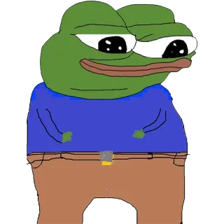 😊 Pepe the Frog Meme, Frosch, Pepe, Internetkultur telegram sticker