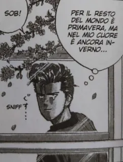 😢 SOB!
PER IL RESTO
DEL MONDO È
PRIMAVERA, MA
NEL MIO CUORE
SNIFFす
È ANCORA IN-
VERNO... manga, comic, sad, crying, spring, winter telegram sticker