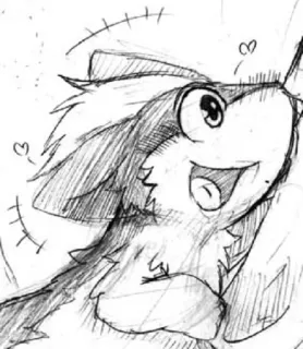 ✨ 卡通, 狗, 小狗, 素描, 可爱, 动物, 绘画 telegram sticker