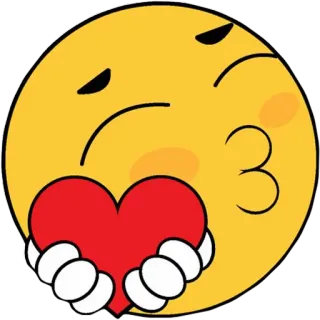 ❤ 絵文字, ハート, キス, 愛, 愛情 telegram sticker