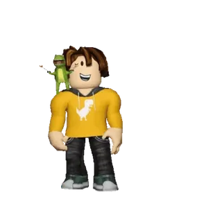 🌟 roblox, avatar, dinosaur, green, cartoon whatsapp sticker