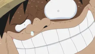 😡 Luffy One Piece Luffy, One Piece, anime, hài hước, manga whatsapp sticker