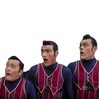 😮 Robbie Rotten LazyTown Robbie Rotten, LazyTown, złoczyńca, mem, zszokowany telegram sticker