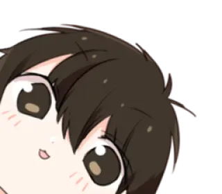 ☺️ anime, manga, cute, kawaii, cartoon whatsapp sticker