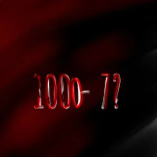 🌟 1000-7? telegram sticker