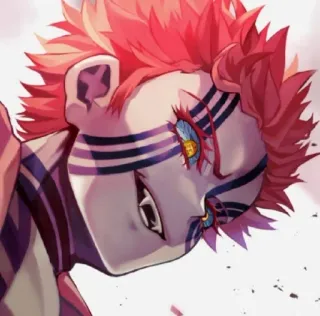 🕉 Akaza Demon Slayer Anime, Démon, Akaza, Demon Slayer whatsapp sticker