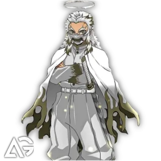 🦔 Anime, Demon Slayer, Espada, Personaje, Manga whatsapp sticker