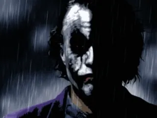 😔 Joker The Dark Knight Joker, villain, Batman, DC Comics, The Dark Knight, Heath Ledger whatsapp sticker