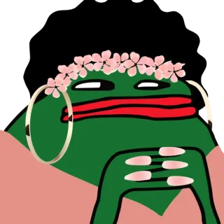 💅 Pepe the Frog 佩佩蛙, 青蛙, 表情包, 网络迷因, 卡哇伊 whatsapp sticker