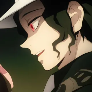 🖇 Muzan Kibutsuji Demon Slayer อนิเมะ, ดาบพิฆาตอสูร, มุซัน คิบุตสึจิ, ตัวละคร, ปีศาจ whatsapp sticker