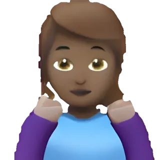 🥑 Emoji, Avatar, Donna, Pollice in su telegram sticker