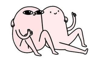 👊 การ์ตูน, ตัวละคร, ท่าโอเค, ตลก telegram sticker