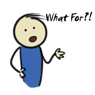 😧 kreskówka, postać, ilustracja, clipart, patyczak telegram sticker