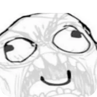 👄 Me Gusta Rage Comics telegram sticker