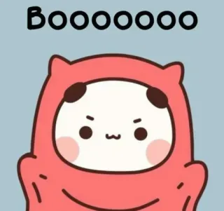 👻 Booooooo carino, fantasma, spaventoso, cartone animato, kawaii, bu telegram sticker