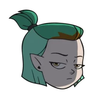 😒 Amity Blight The Owl House hoạt hình, anime, Disney, Amity, The Owl House telegram sticker
