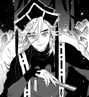🎐 Doma Demon Slayer Anime, Manga, Demon Slayer, Doma, Fanart telegram sticker