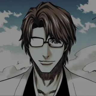 🧬 Sosuke Aizen Bleach Anime, Manga, Bleach, Aizen, Sosuke Aizen, Karakter telegram sticker