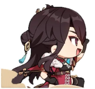 🤕 Beidou Genshin Impact Anime, Genshin Impact, Beidou, Videogame, Cartoon, Schattig telegram sticker