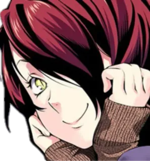 ☺️ Anime, Manga, Personnage, Sourire, Femme whatsapp sticker
