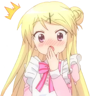 😱 Anime, Cartoon, Süß, Mädchen, Charakter, Erröten, Kawaii telegram sticker