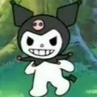 🖤 Kuromi Kuromi, Sanrio, Anime, Desenho animado whatsapp sticker