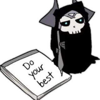 😁 Do your best Kartun, Motivasi, Positif, Semangat, Terbaik, Kerangka telegram sticker