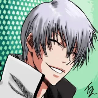 🐍 Gin Ichimaru Bleach Anime, Manga, Gin Ichimaru, Bleach, Charakter, lächelnd telegram sticker