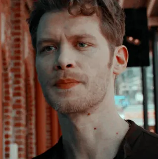 🥐 Klaus Mikaelson The Vampire Diaries homme, portrait, Klaus, vampire, Vampire Diaries, The Originals, acteur telegram sticker