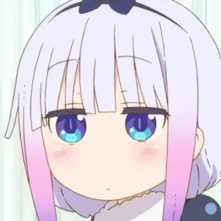 🦋 Kanna Kamui Miss Kobayashi's Dragon Maid Аниме, Мультфильм, Дракон, Канна, Милый, Канна Камуи telegram sticker