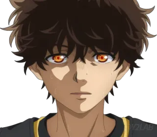 👀 Anime, Mangá, Suor, Personagem, Menino telegram sticker